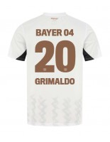 Bayer Leverkusen Alejandro Grimaldo #20 Venkovní Dres 2024-25 Krátký Rukáv